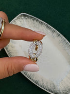 Taşlı yüzük gold