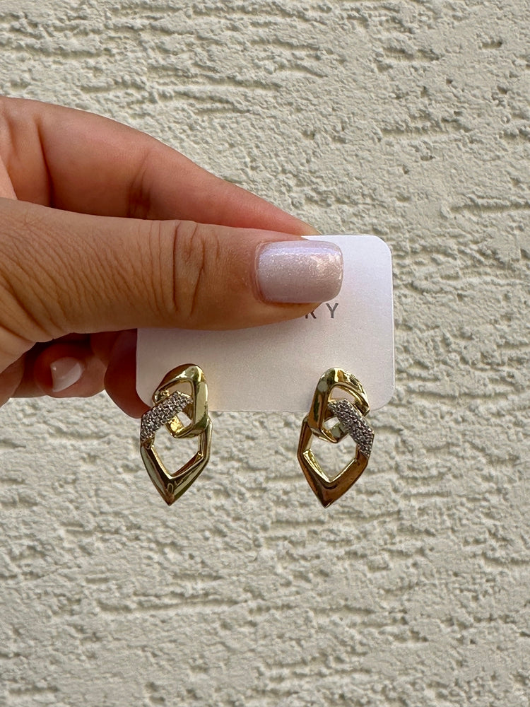 Gold kararmaz iki halka küpe