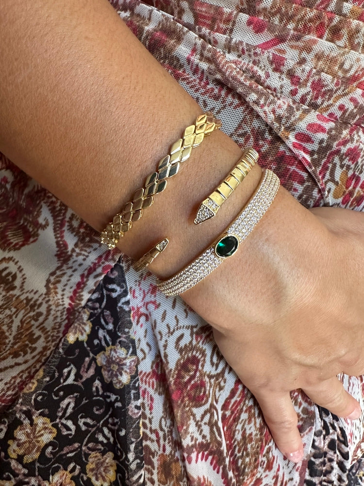 Gold yılan model bileklik