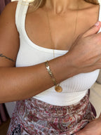 Gold kalp geçişli bileklik