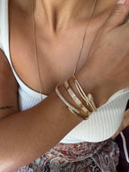 Gold taşlı bileklik