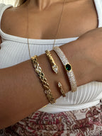 Gold yılan model bileklik