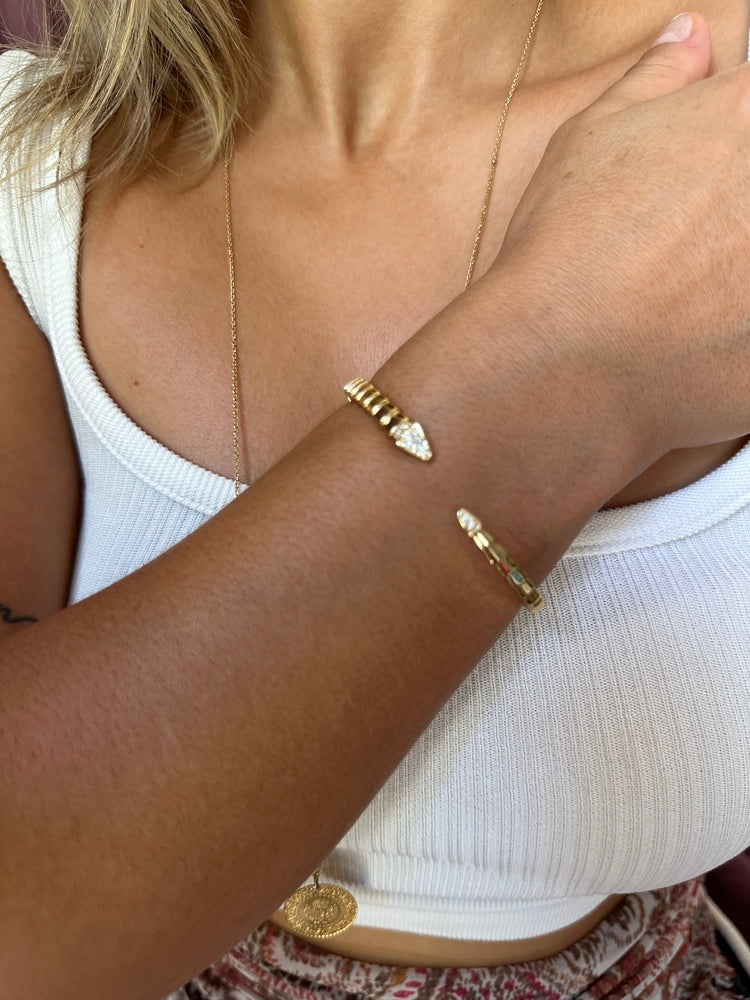 Gold yılan model bileklik