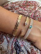 Gold kalp geçişli bileklik